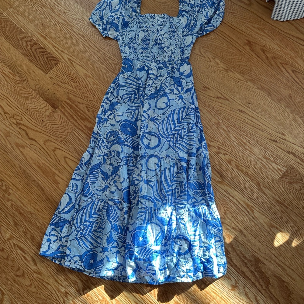 Vineyard Vines Tie back Floral Women's Dress